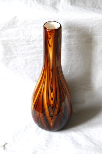Vase verre opaline - verre,
