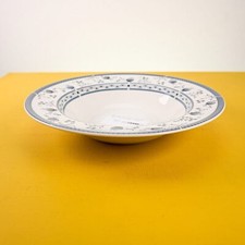 piatti fondi Royal Doulton Cambridge Blue TC1017 mai usati, 12 pezzi