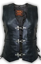 Gilet in pelle da donna taglio