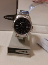 Casio MTP-1302D-1A1VDF 39 mm Cassa Argento in Acciaio,  Cinturino Argento in Ac…