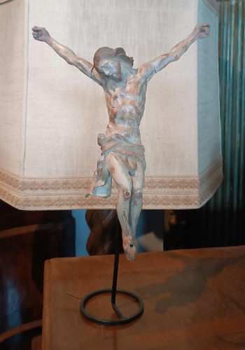 Antico cristo legno - cristo, in