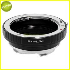 Adapter per obiettivi Pentax  K su fotocamera Leica M Adattatore. codifica 6 bit