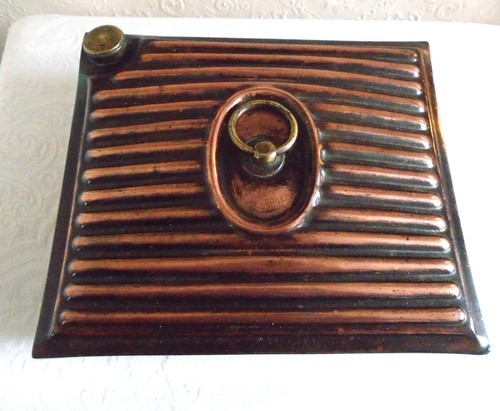 Antique copper foot warmer - antique, /
