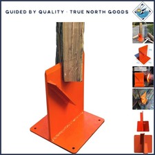 Spaccalegna in acciaio fatto a