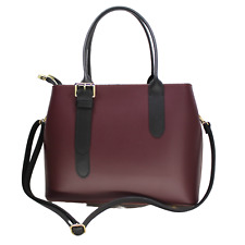 BORSA VERA PELLE MODELLO GALA - GENUINE ITALIAN LEATHER HAND-SHOULDER BAG -STOCK