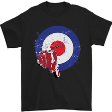 Mod Scooter Moto T-Shirt 100%
