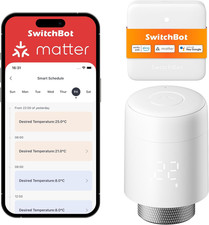 Termostato Smart per Termosifone Con Supporto Matter (Combo), Bluetooth E Contro