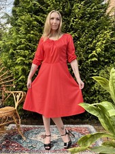 Abito vintage anni 80 a pois