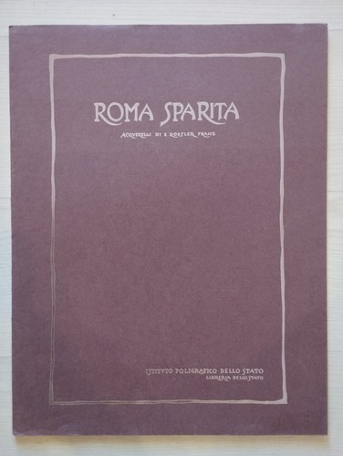 Roma sparita acquerelli - roma,