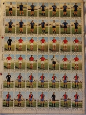 CORRIERE DEI PICCOLI 43 1966 FIGURINE CALCIATORI CAGLIARI RIVA REGGINA ATALANTA