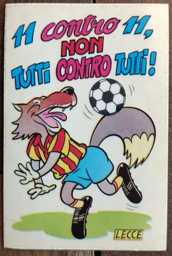 Lecce 1989 adesivo mascotte - adesivo,