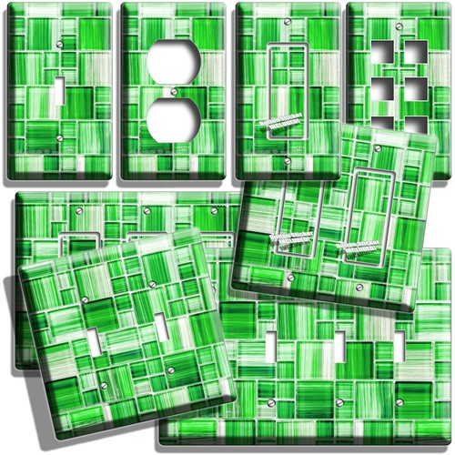 Mosaico verde vetro piastrelle - mosaico,
