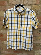 Camicia Brutus Trimfit Check Uomo Grande Giallo