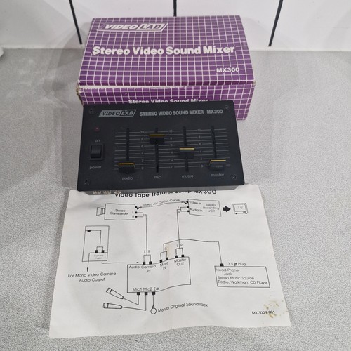 Console mixer audio video - mixer,