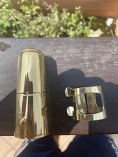 YAMAHA CAP + LIGATURE ALTO SAXOPHONE MOUTHPIECE/COPERCHIO BOCCHINO SAX CONTRALTO