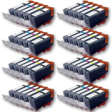40 cartucce stampante per Canon MP500 MP530 MP600 MP600R MP610 MP800 MP810 con chip