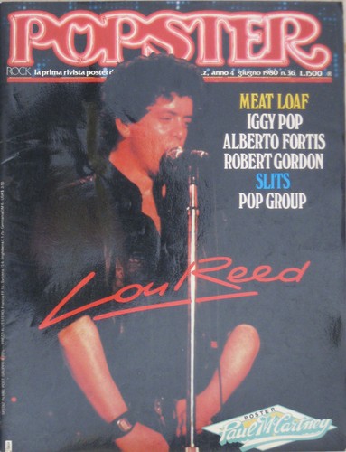 Popster 1980 lou reed - reed, paul