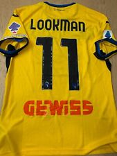 Maglia Atalanta match issued Lookman Indossata Preparata Serie a Away 2024-25