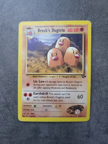 Carte pokémon gym challenge - pokémon,,