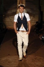 Gilet imbracatura jeans denim