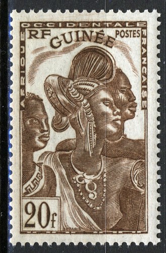 Guinea francese 1938 20fr - guinea,