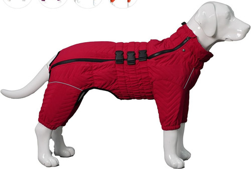 Cappotto caldo per cani doppio