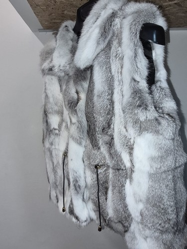 Vera pelliccia lepre modello - pelliccia, lepre,