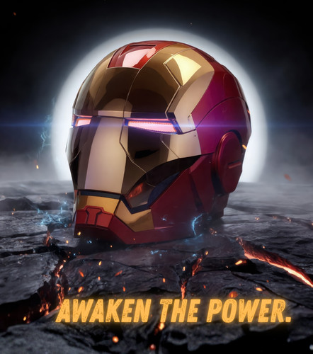 Casque iron man - mk5, 1:1