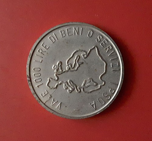Gettone vale 1000 lire - 1000, di