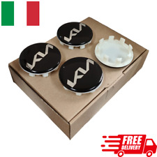 4 Tappi Coprimozzo Per KIA Picanto Rio Soul Venga Sportage Ceed Cerchi Lega 58mm