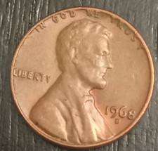 1968 lincoln penny - lincoln, un