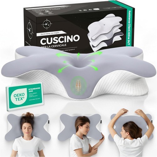 Cuscino cervicale ergonomico - cuscino,