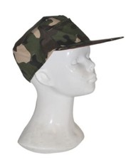 Cappellino militare mimetico uomo donna con visiera