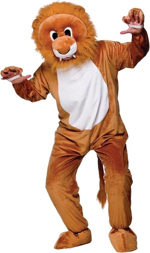 Costume mascotte leone - , adulto