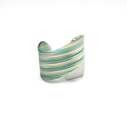 Bracciale vintage lucite - bracciale,