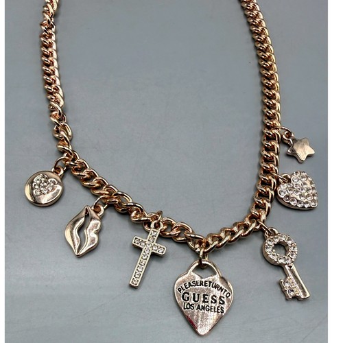 Collana chiave croce cuore