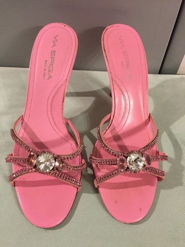 Vtg via spiga pink - pink, embellished