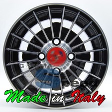 Ruote complete Fiat vecchia 500 126 cerchi 4x98 612 BP ABT e gomme 145/70/12