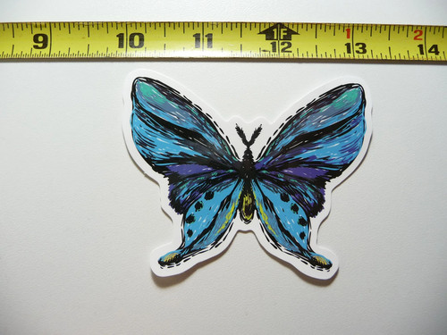 Farfalla piccolo adesivo - farfalla,