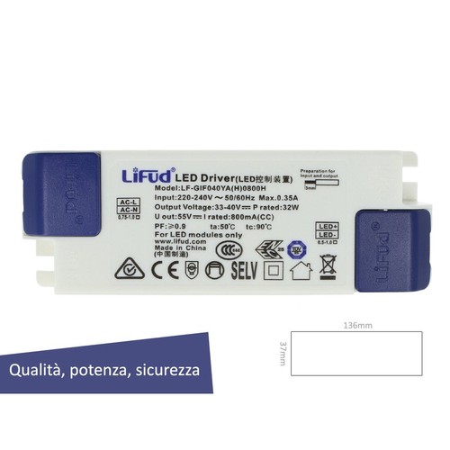 Led driver 800ma 30v 40vdc - led, cc