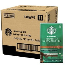 Starbucks Macinali di Caffè Regolari, Tostatura Posto Luccio, 140G X 6 Sacchetti, Caff Regolare_