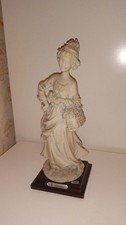 Statua Donna Con Cesto Di