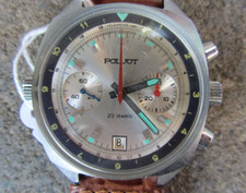 CRONOGRAFO SOVIETICO POLJOT STURMANSKIE MOVIMENTO 3133  FUNZIONANTE