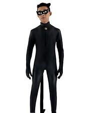 Costume Gatto Nero Tuta intera Adulto Uomo Carnevale Halloween Cosplay L.3203