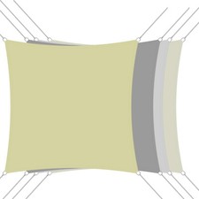 Vela quadrata tenda ombreggiante telo sole ombra giardino parasole 3 3.6 5 mt