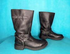 Stivali Biker Ash Pelle Nero