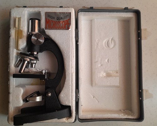 Microscopio didattico vintage - microscopio,