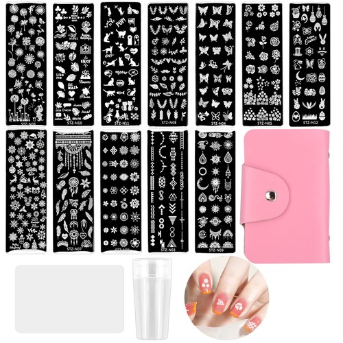 Granvoo 12pcs nail template - nail,