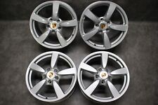 4x Originale Porsche Boxster Spyder 987 Cayman Cerchi IN Lega 8J U.9J X 18 Zoll