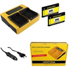 2x Batteria + caricatore 4in1